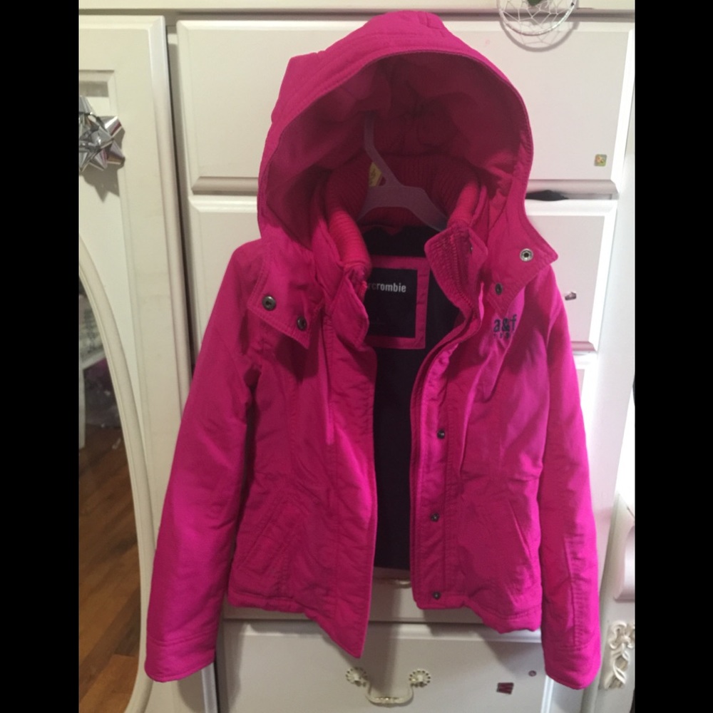 Cute Pink Abercrombie jacket for girls